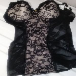 DAISY FUENTES BLACK LACE lingerie